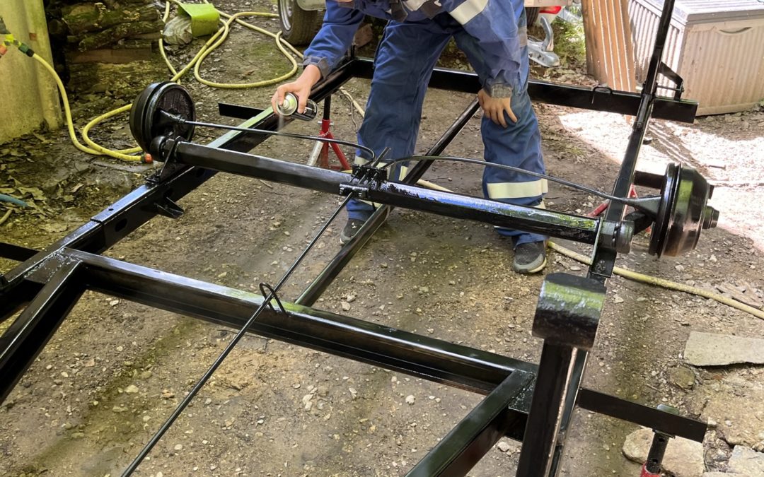 Peinture du châssis